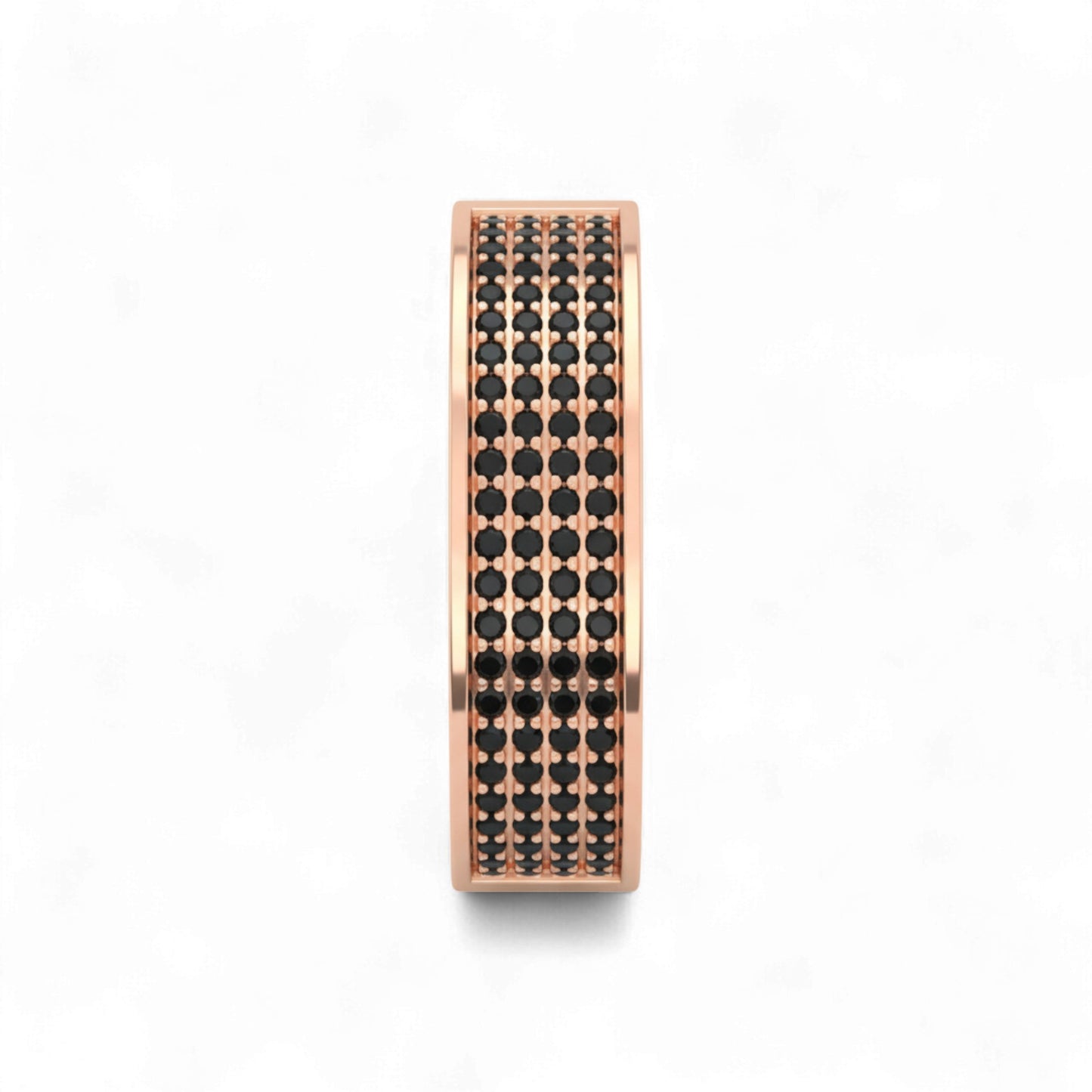 Abacus with black beads on a white background