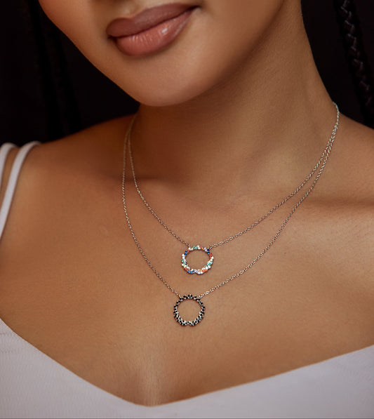 BOZ Forever CZ Necklace In 925 Sterling Silver