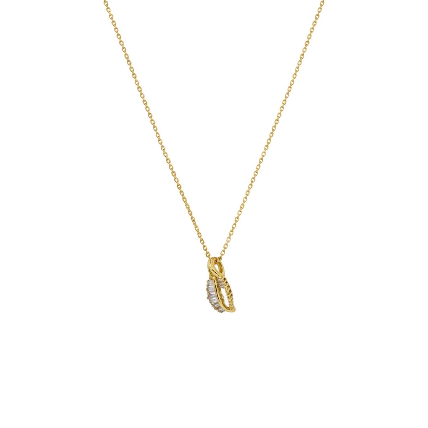 Floral Leaf Diamond Necklace in 18KT gold with natural diamonds and intricate leaf and floral design