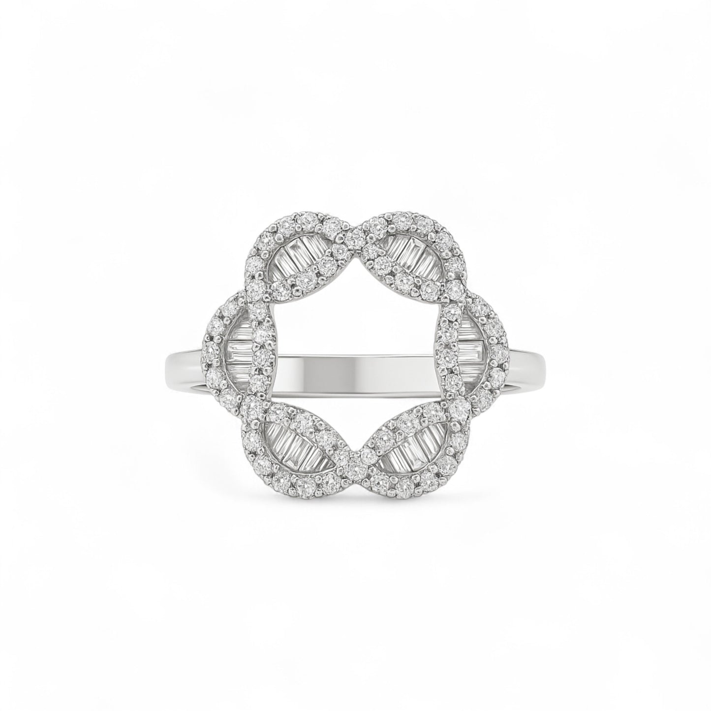 Marise Moissanite Fashion Ring in 925 Sterling Silver