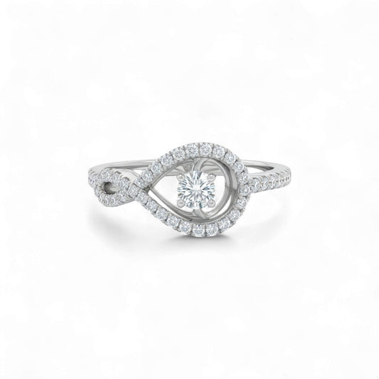 Twinkle Infinie Diamond Ring in 18KT Gold