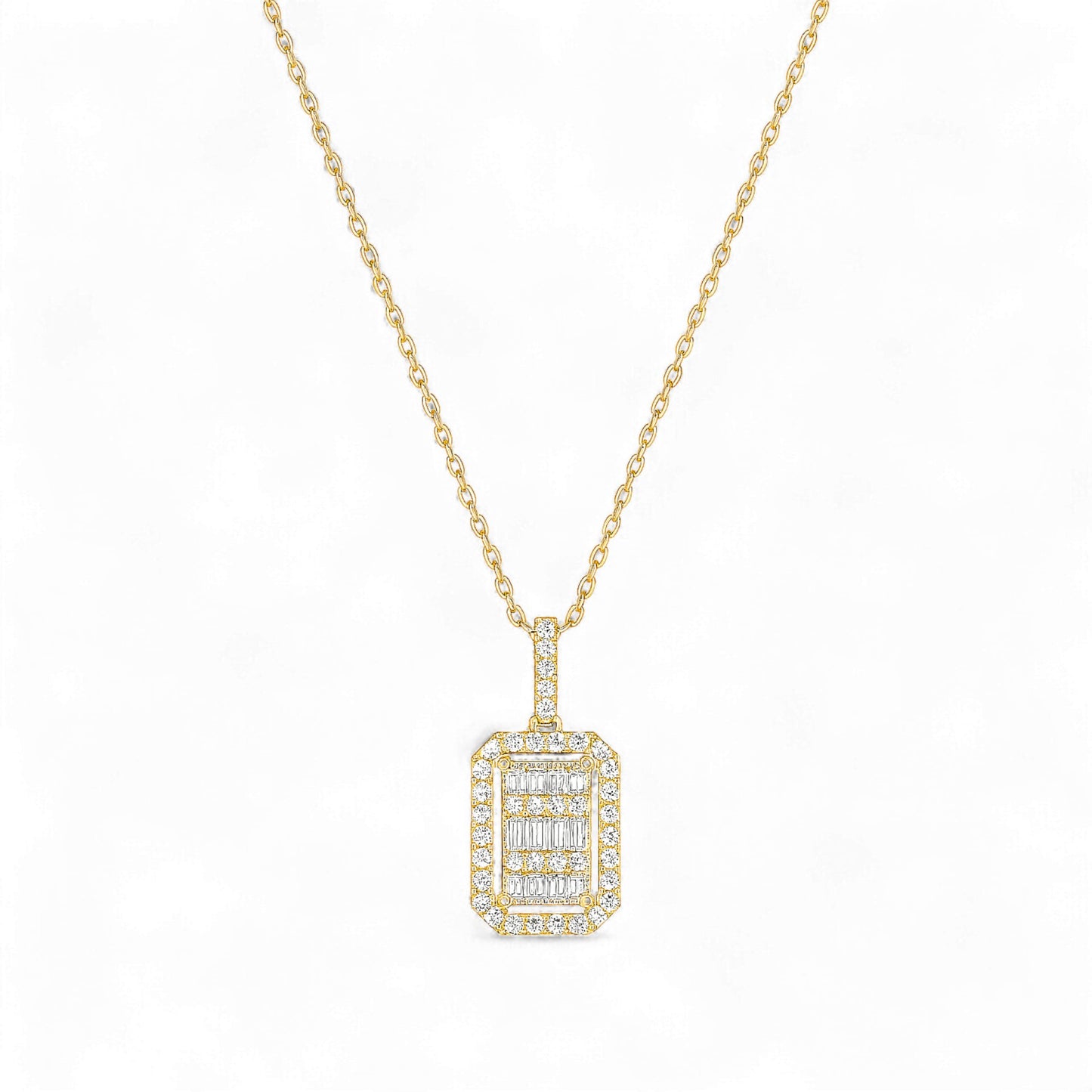 Ellen Diamond Necklace in 18K Gold