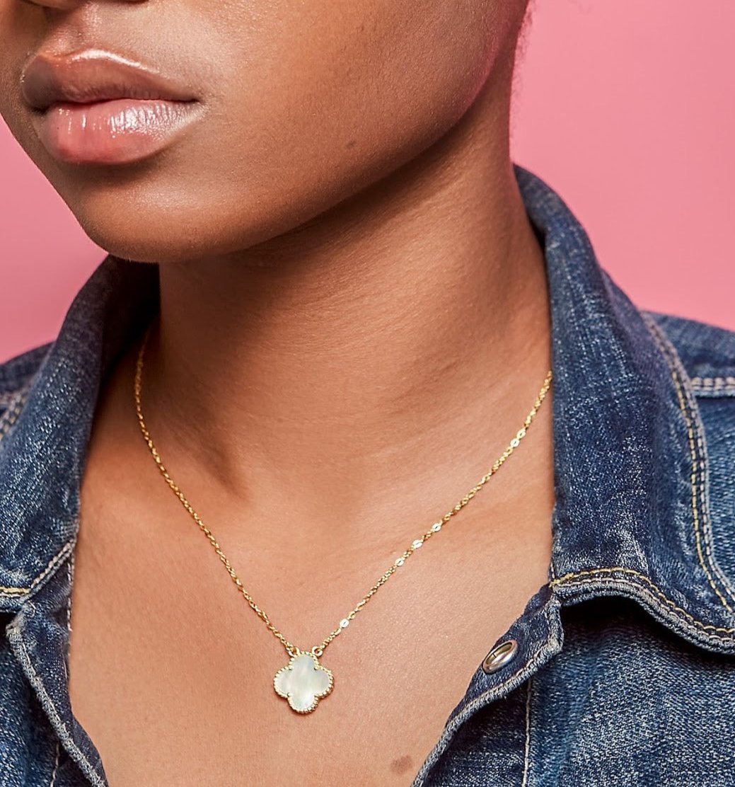 Clover Necklace in 925 Sterling Silver