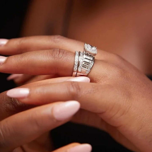 Tobo CZ Bride Set in 925 Sterling Silver