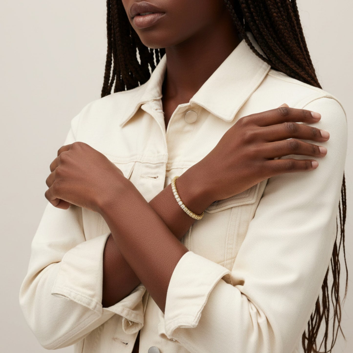 2.5 CT Diamond Tennis Bracelet in 18KT Gold