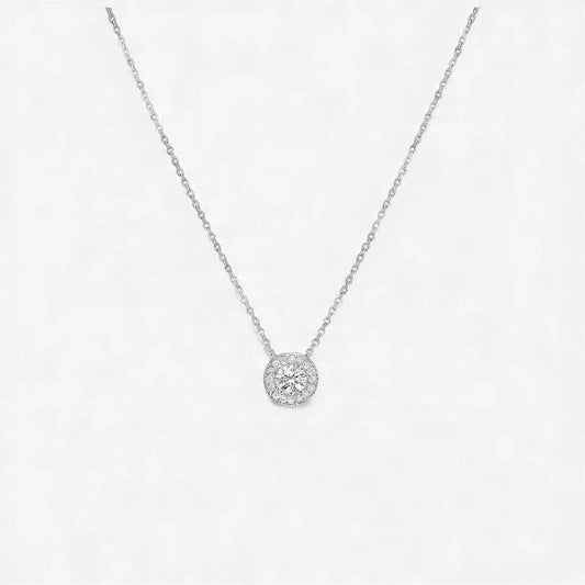 Iris Diamond Necklace in 18KT Gold