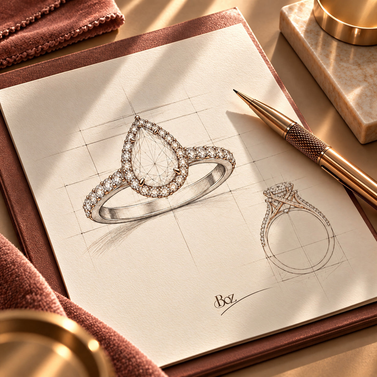 Custom BOZ jewelry design