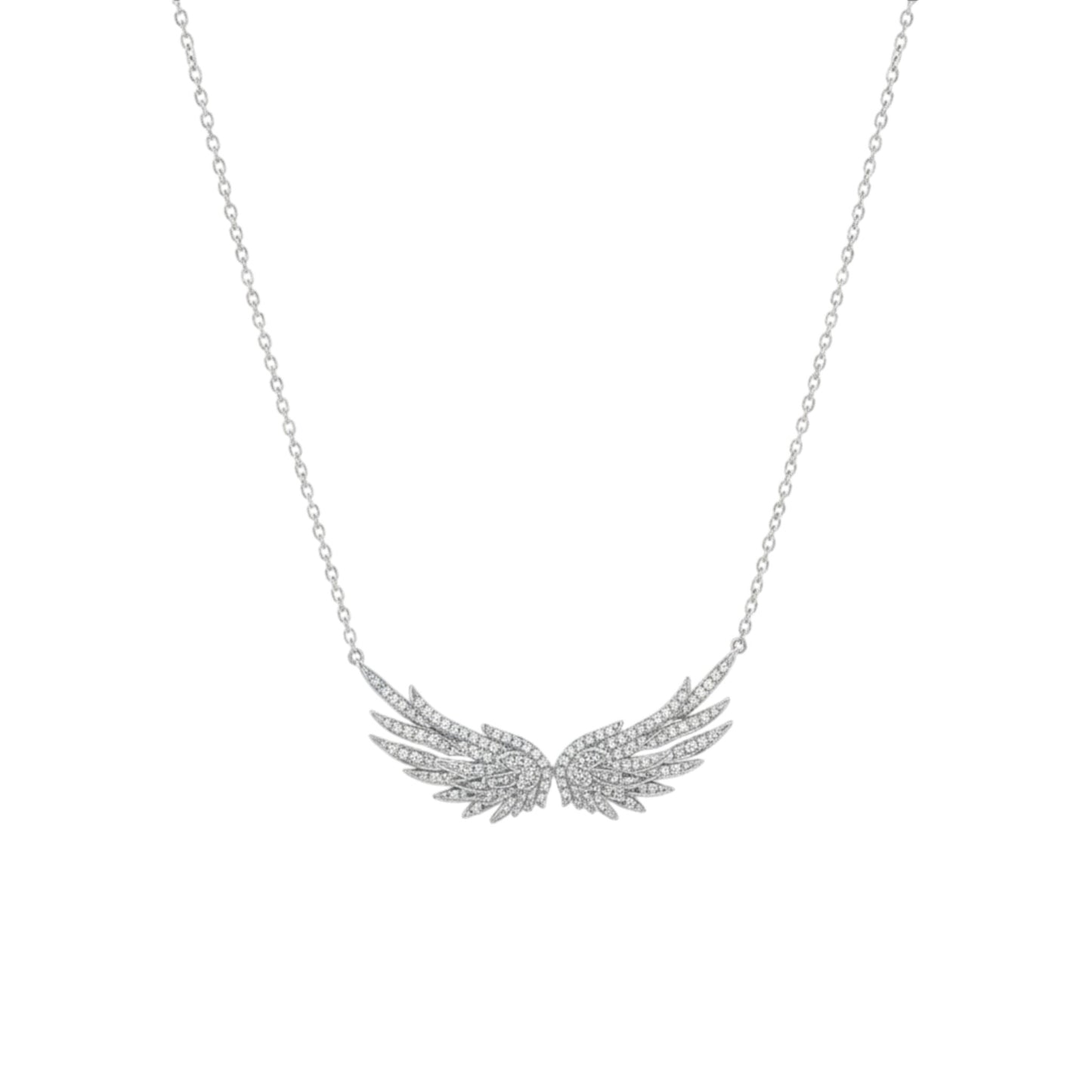 Celest Wings Diamond Necklace in 18KT Gold