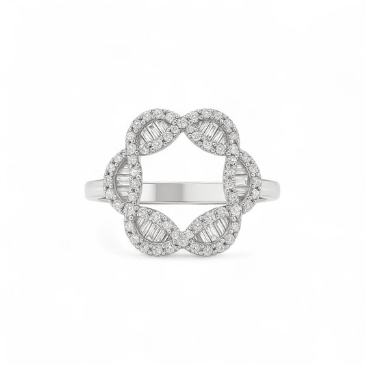 Marise Moissanite Fashion Ring in 925 Sterling Silver