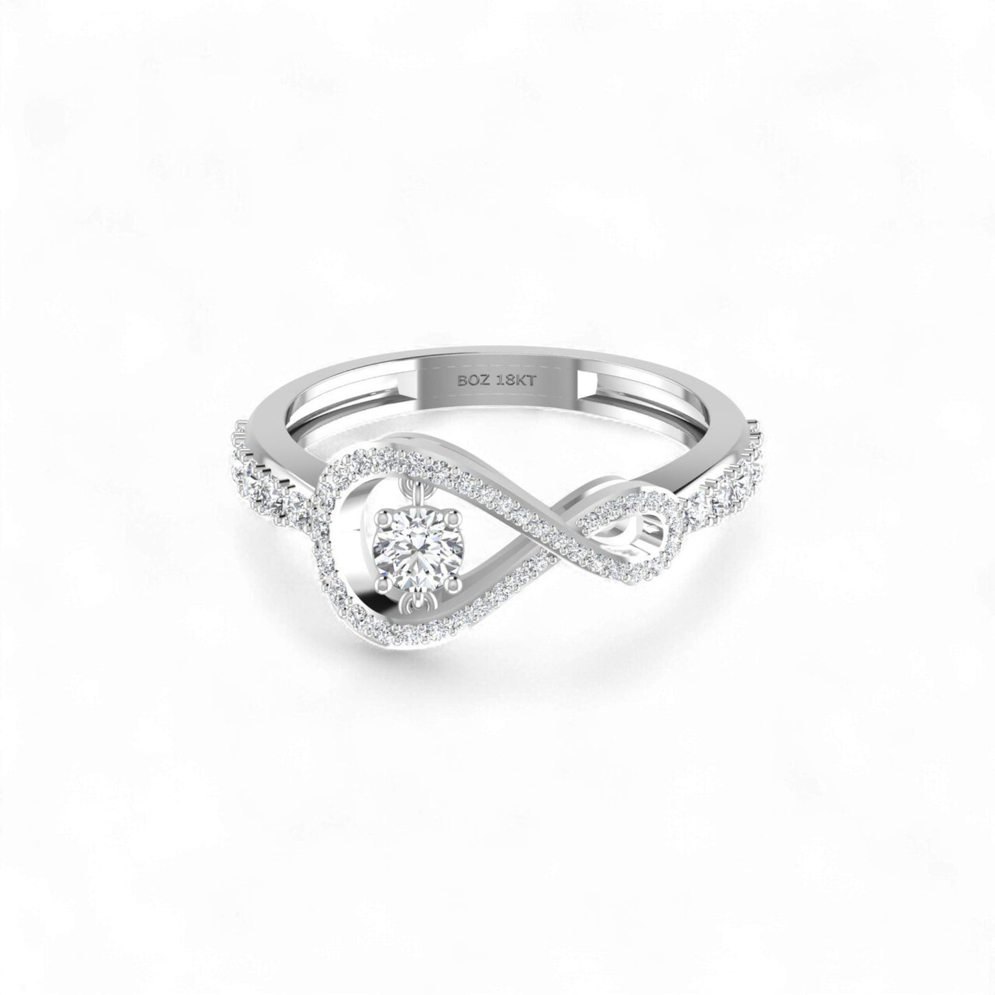Twinkle Infinie Diamond Ring in 18KT Gold