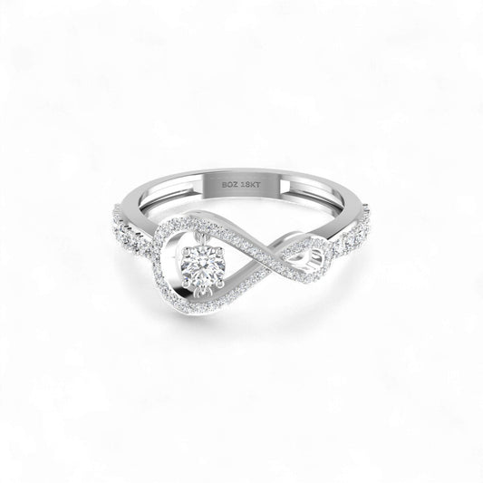 Twinkle Infinie Diamond Ring in 18KT Gold