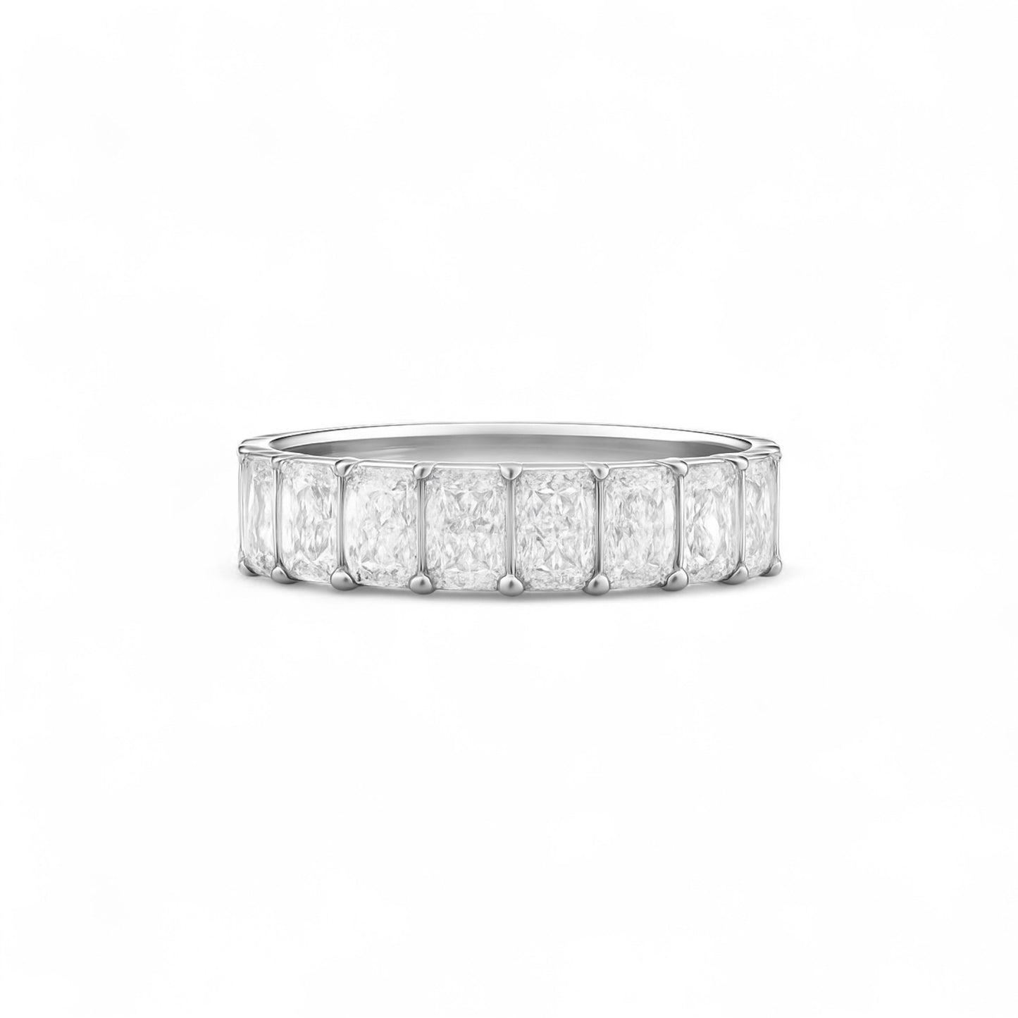 Christine Moissanite Eternity Band in 18K Gold