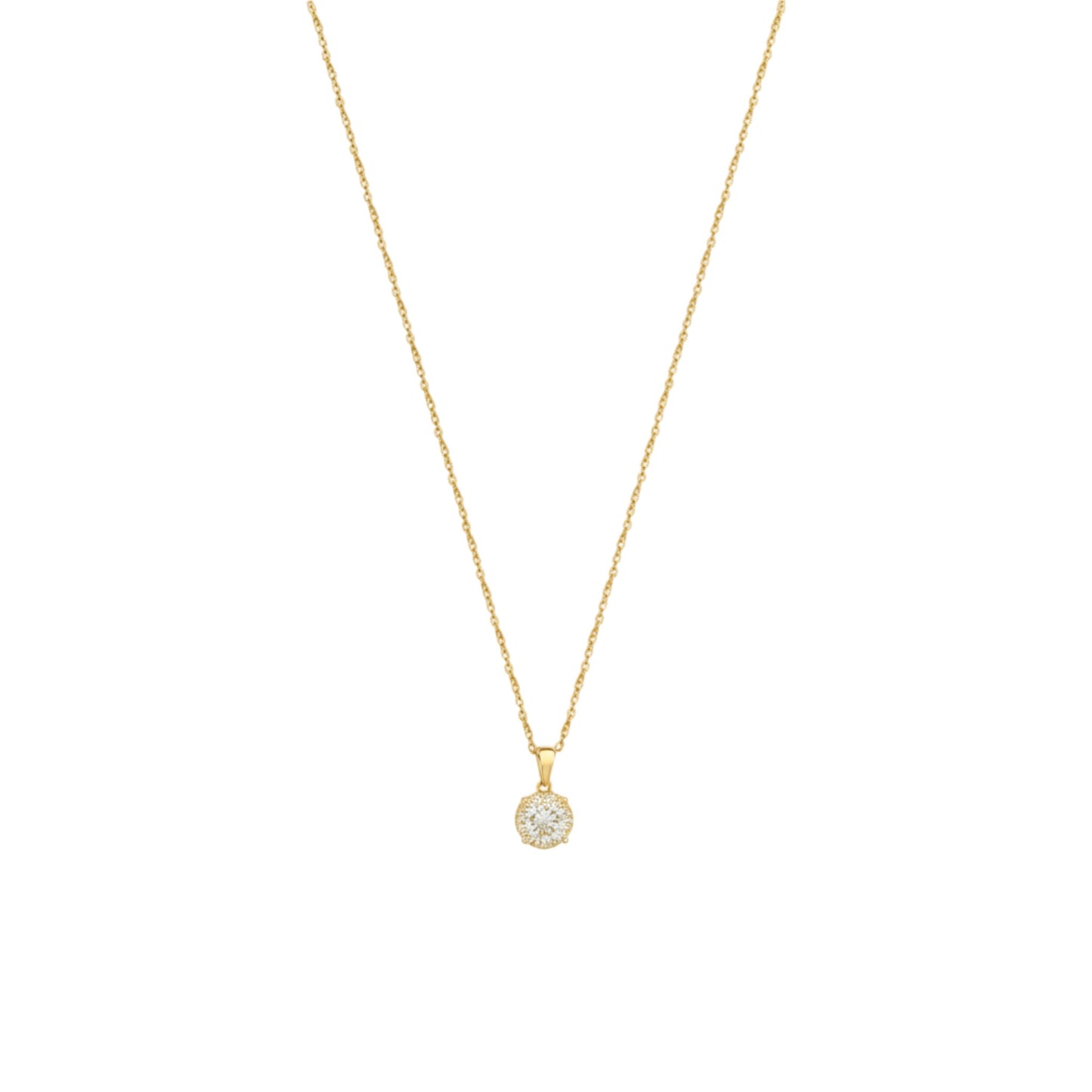Everyday Natural Diamond Necklace in 18KT Gold