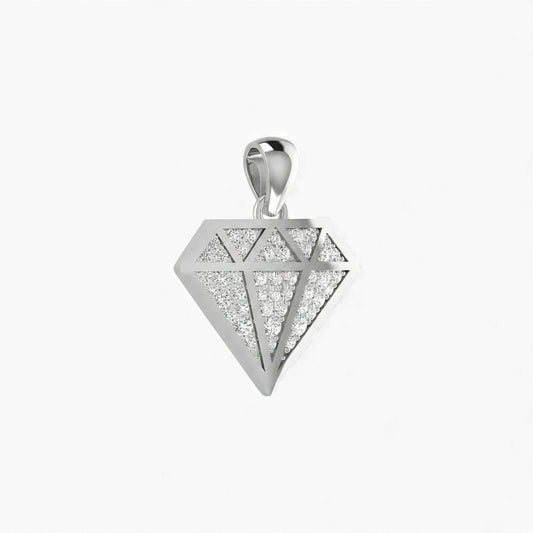 Prism Natural Diamond Pendant in 18KT Gold