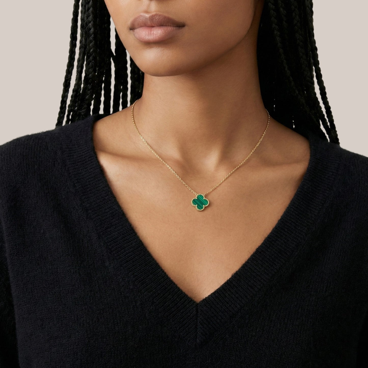 Clover Necklace in 925 Sterling Silver