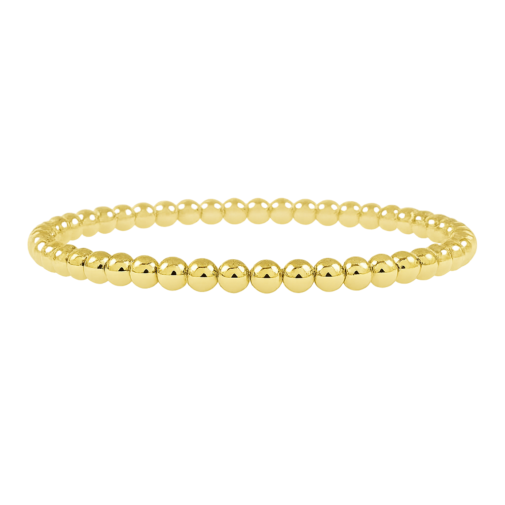 Gold Ball Beads Bracelet in 18k Gold