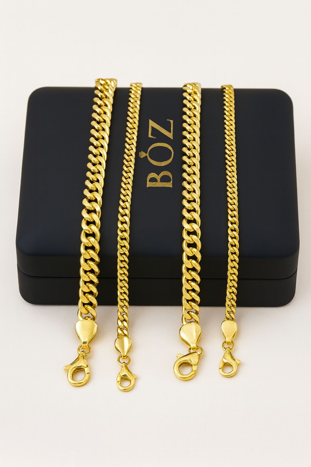 Cuban Link Bracelet in 18K Gold