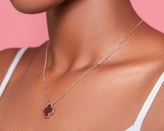 Clover Necklace in 925 Sterling Silver