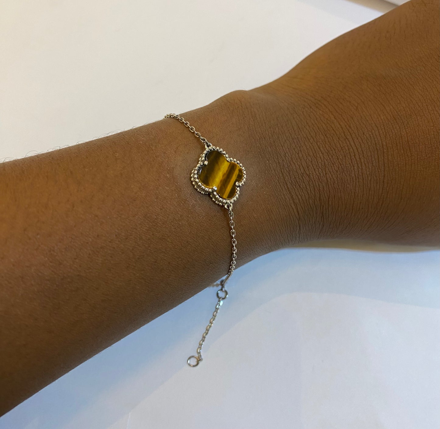 Clover Bracelet in 925 Sterling Silver