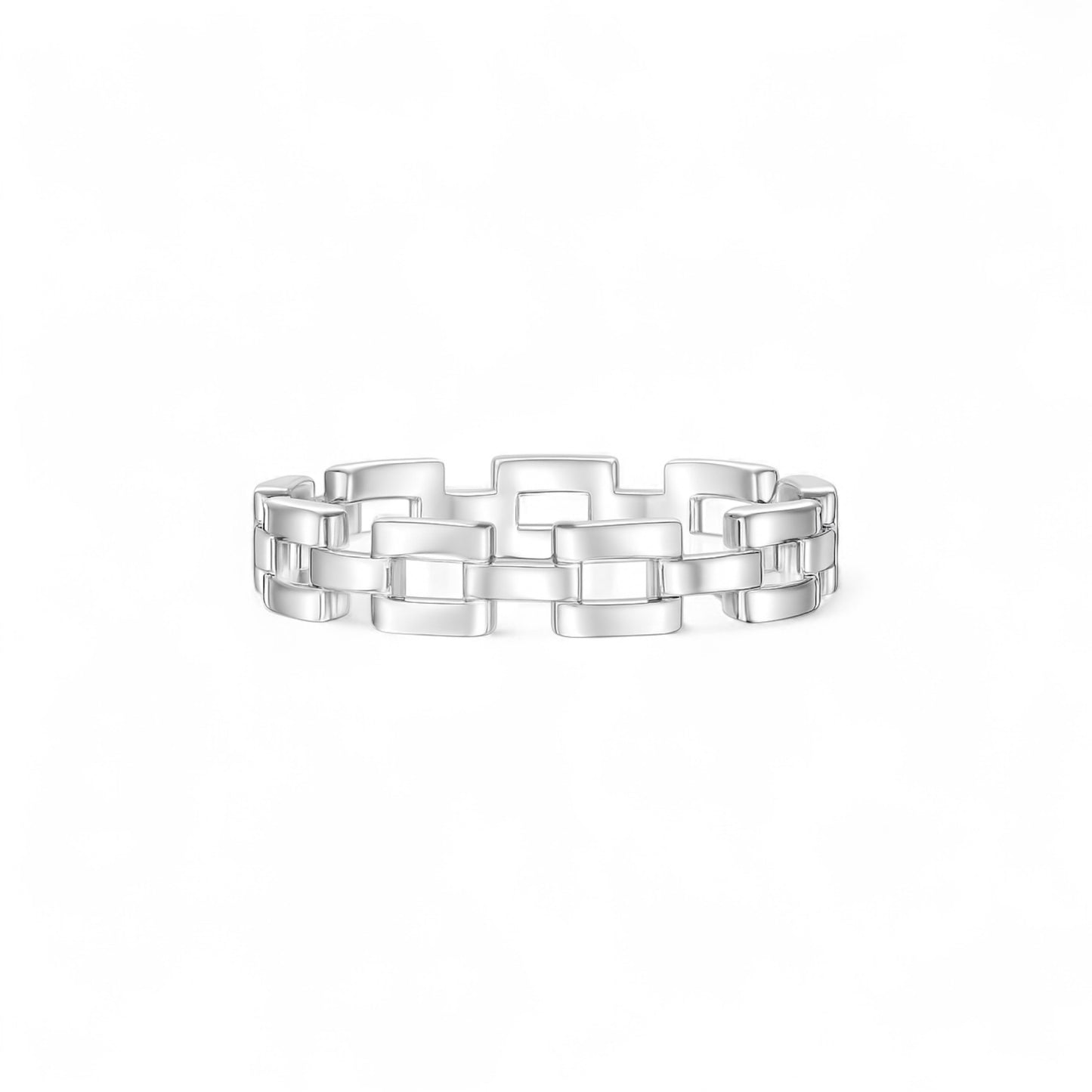 BOZ Link Band in 18K Gold