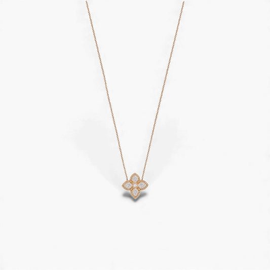 Nora Natural Diamond Necklace in 18KT Gold