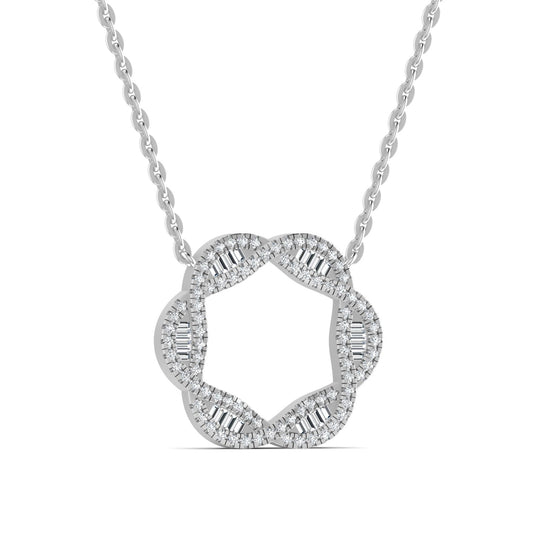 Marise Moissanite Necklace in 925 Sterling Silver