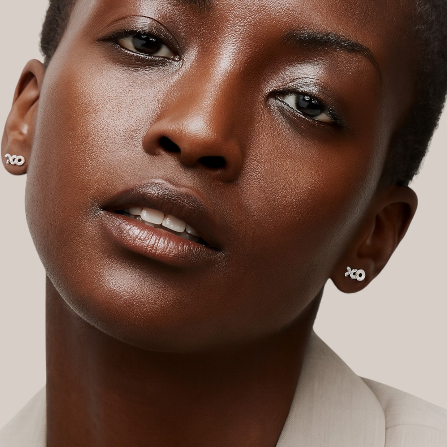 XOXO Mini Natural Diamond Studs in 18KT Gold